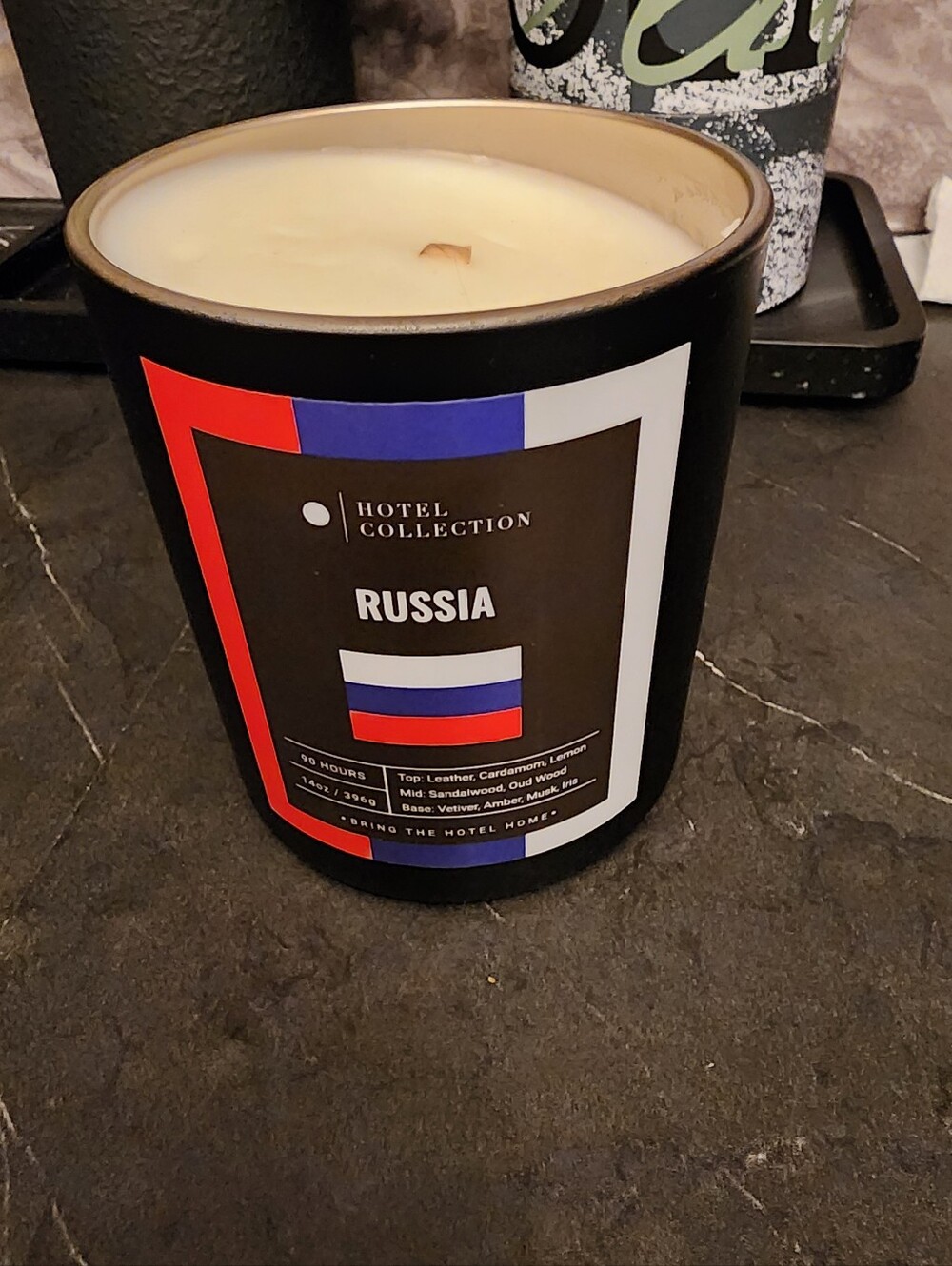NWOT Hotel Collection Russia Scented Candle - Black